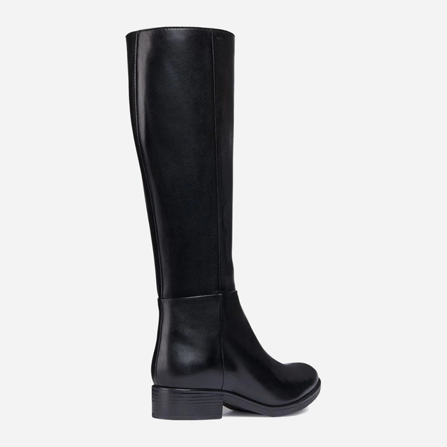 Kozaki damskie skórzane Geox D84G1D00043C9999 38 Czarne (8058279507678) - obraz 4