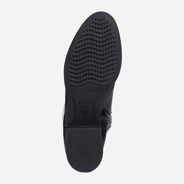 Kozaki damskie skórzane Geox D84G1D00043C9999 38 Czarne (8058279507678) - obraz 5