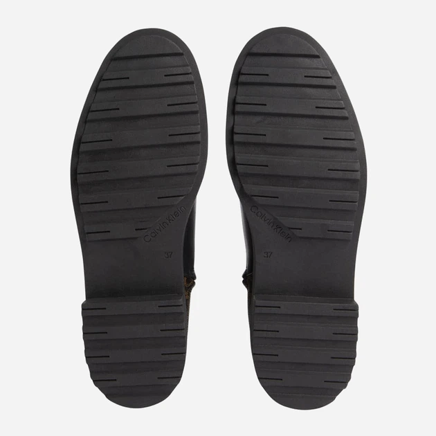 Жіночі ботильйони Calvin Klein HW0HW013130GL 38 Чорний/Коричневий (8719856637682) - зображення 5