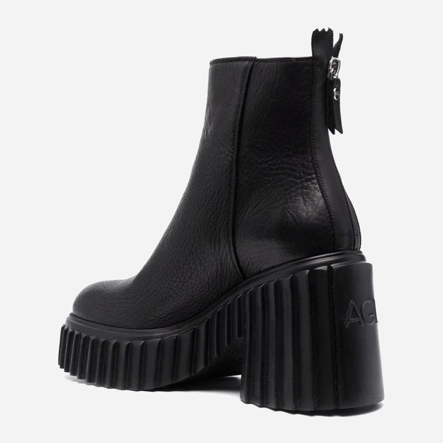 Botki damskie skórzane AGL LEO263501PGKK0011013 41 Czarne (8056778594892) - obraz 3
