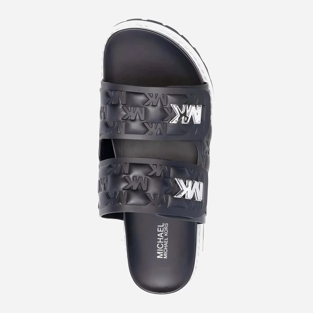 Klapki damskie z klamrami Michael Kors 40S2SRFA1L-001 36.5 Czarne (196108442559) - obraz 4