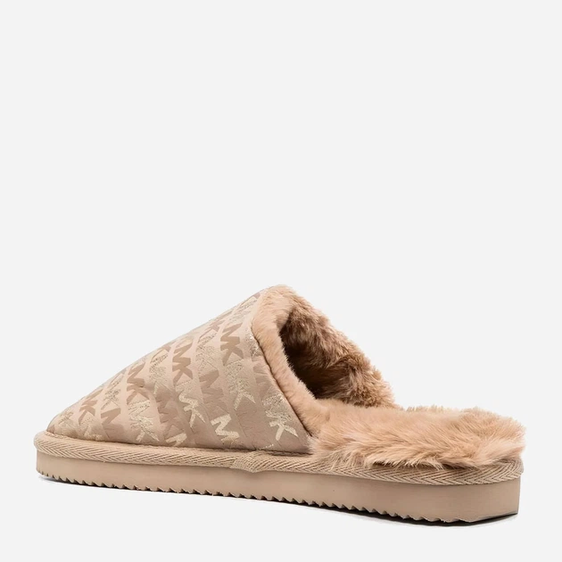 Жіночі домашні капці утеплені із закритим носком Michael Kors 40R2JAFP1Y-222 35.5 Світло-коричневі (196108026667) - зображення 3