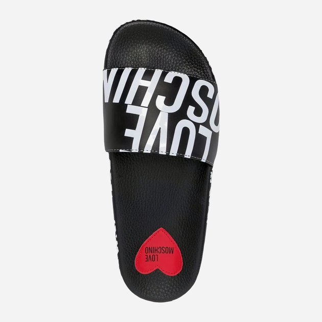 Жіночі шльопанці Love Moschino LMJA28042G1EI17-000 36 Чорні (8054400213692) - зображення 4