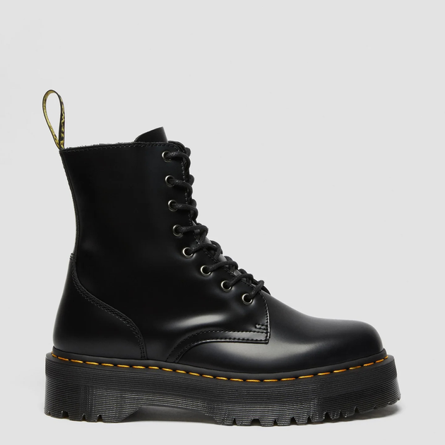 Чоловічі черевики високі Dr. Martens Jadon Smooth Leather Platform Boots 43 Чорні (883985578951) - зображення 1
