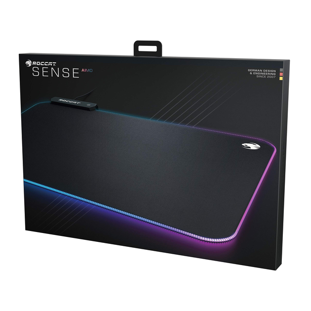 Ігрова поверхня Roccat Sense Aimo RGB XXL Speed/Control Black (ROC-13-371) - зображення 5