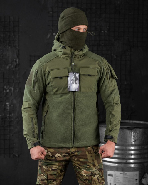 Тактична флісування куртка Esdy oliva combo Вт7056 M - зображення 1