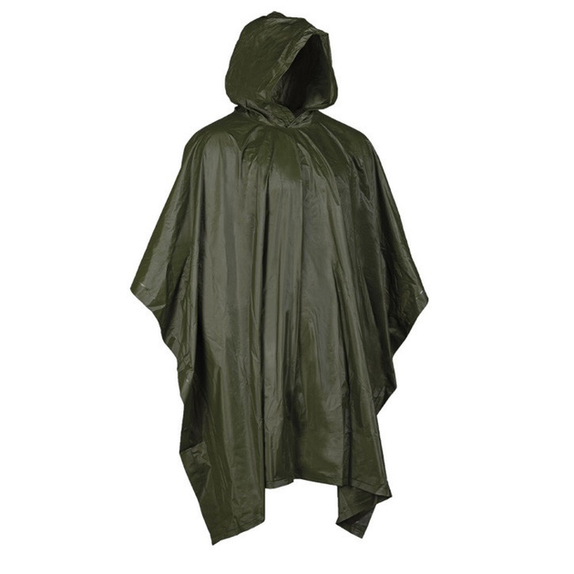 Пончо, Намет, Плащ ПВХ + Чохол Mil-Tec Wet Weather Olive 10628501 - зображення 2