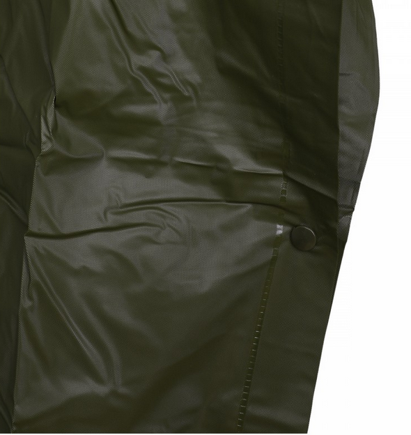 Пончо, Палатка, Плащ ПВХ + Чехол Mil-Tec Wet Weather Olive 10628501 - изображение 4
