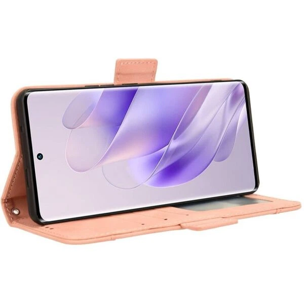 Чохол Deexe Wallet Stand для Infinix Zero 30 - Pink - Фото 5 Чохол Deexe Wallet Stand для Infinix Zero 30 - Pink - зображення 5
