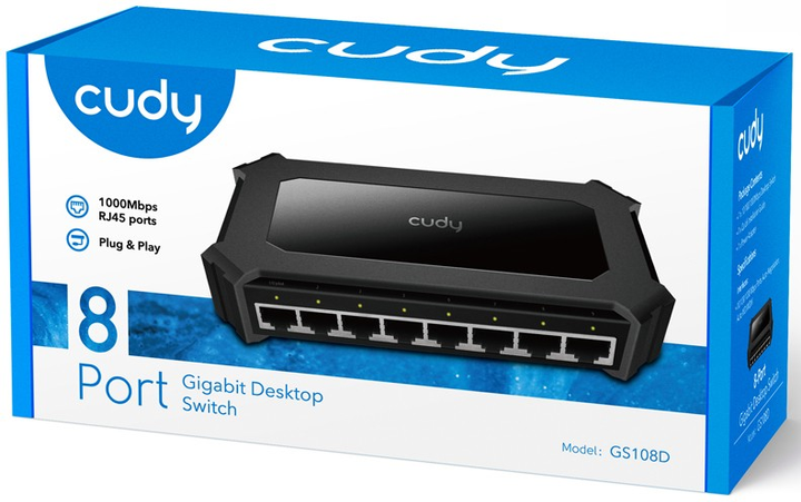 Przełącznik Cudy GS108D (6971690790103) - obraz 5