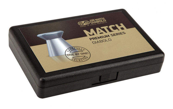 Пули пневматические JSB Match Premium MW. Кал. 4.5 мм. Вес - 0.52 г. 200 шт/уп - изображение 1