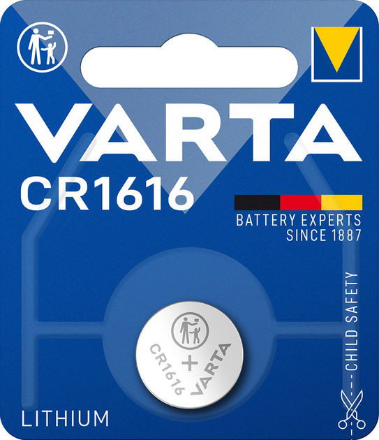 Батарейка Varta CR 1616 BLI 1 шт (4008496270989) - зображення 1