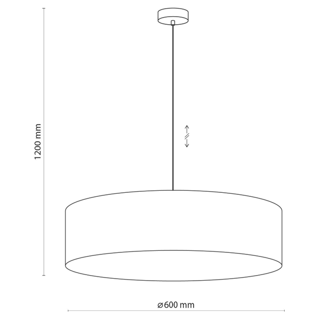 Люстра TK-Lighting RONDO LINEN 6249 - зображення 7