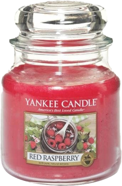 Świeca zapachowa Yankee Candle Red Raspberry 104 g (5038580062090) - obraz 1