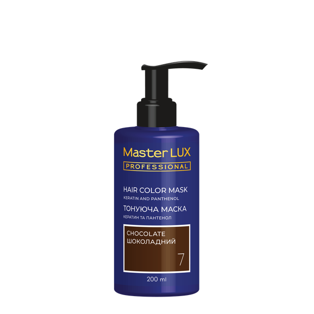 Маска тонуюча для волосся Master LUX professional Шоколадний 200 мл - Фото 1 Маска тонуюча для волосся Master LUX professional Шоколадний 200 мл - зображення 1