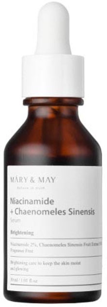 Serum Mary & May Niacinamide + Chaenomeles Sinensis Serum o działaniu rozjaśniającym i normalizującym 30 ml (8809670680848) - obraz 1