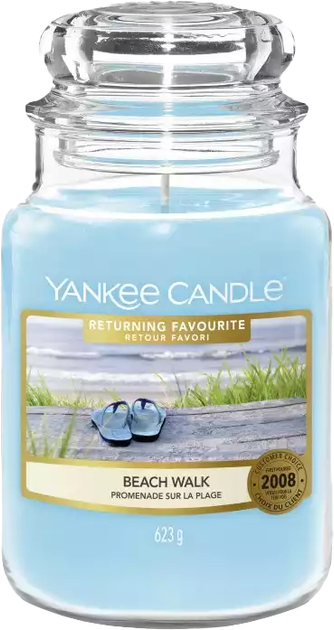Świeca zapachowa Yankee Candle Beach Walk 623 g (5038581118123) - obraz 1
