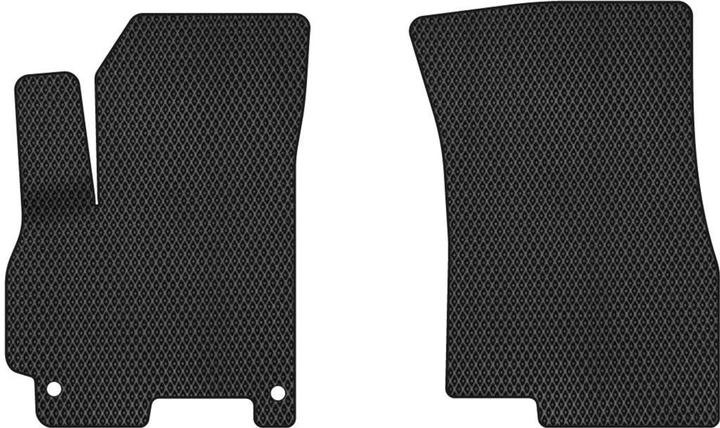 Акція на EVA килимки EVAtech в салон авто передні для Chery Tiggo 7 2020+ 2 покоління SUV EU 2 шт Black від Rozetka