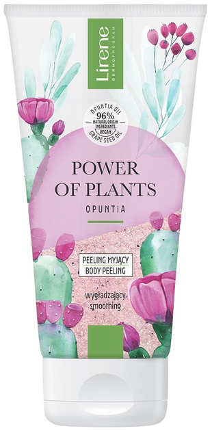 Wygładzający peeling Lirene Power of Plants Opuncja myjący 175 ml (5900717085503) - obraz 1