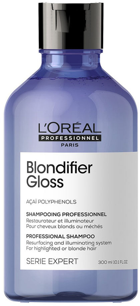 Szampon L'Oreal Professionnel Serie Expert Blondifier Gloss Shampoo nabłyszczający do włosów blond 300 ml (3474636974382) - obraz 1