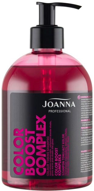 Szampon Joanna Professional Color Boost Kompleks tonujący kolor 500 g (5901018018122) - obraz 1
