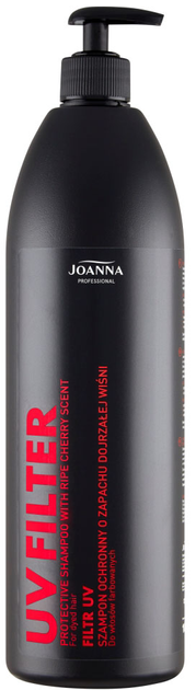 Szampon Joanna Professional Filtr UV ochronny o zapachu dojrzałej wiśni 1000 ml (5901018004521) - obraz 1