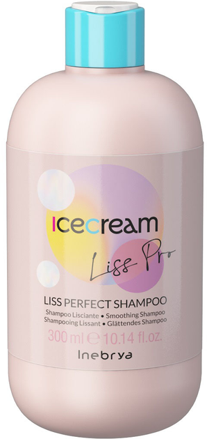 Szampon Inebrya Ice Cream Liss-Pro wygładzający włosy 300 ml (8008277263557) - obraz 1