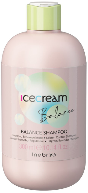 Шампунь Inebrya Ice Cream Balance для жирного волосся та шкіри голови 300 мл (8008277263854) - зображення 1