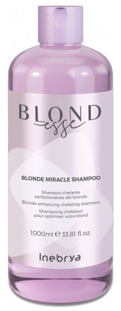 Szampon Inebrya Blondesse Blonde Miracle Shampoo odżywczy do włosów blond 1000 ml (8008277261461) - obraz 1
