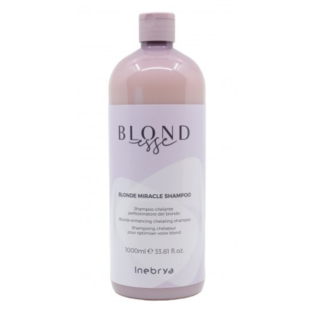 Хелатирующий шампунь для блонд Inebrya Blonde Miracle Shampoo 1000 мл ...