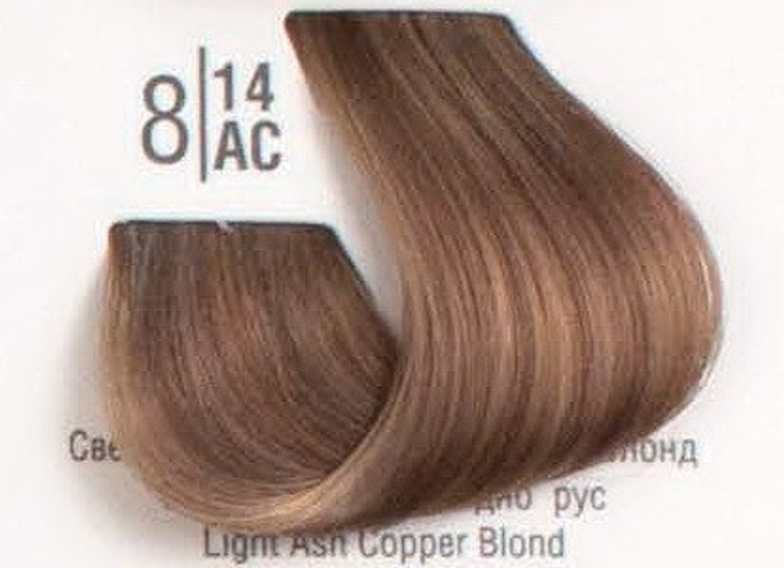 Професійна фарба для волосся Spa Master Professional Cream Color 8/14АС ...