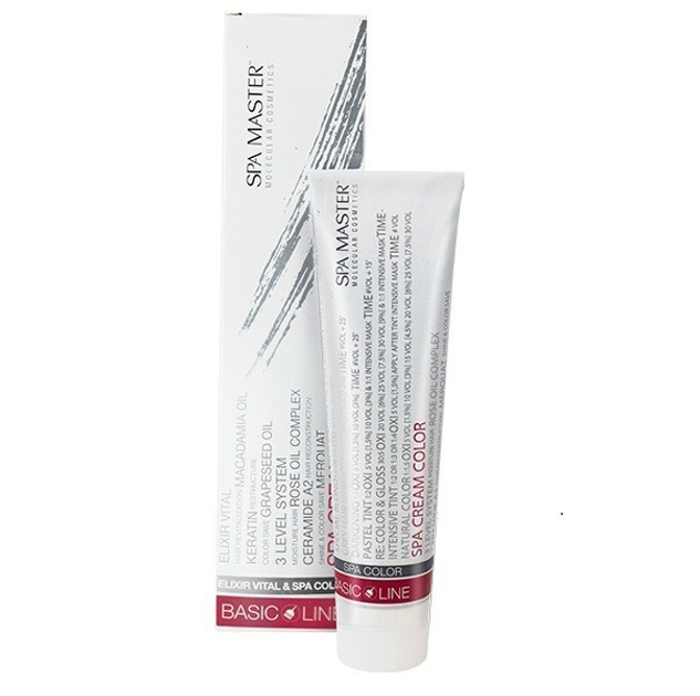 Профессиональная краска для волос Spa Master Professional Cream Color 7 ...