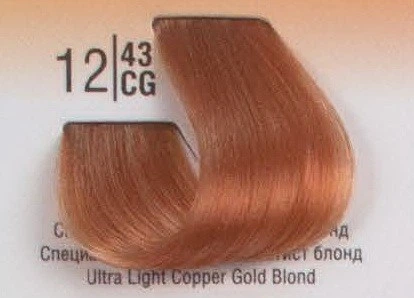 Профессиональная краска для волос Spa Master Professional Cream Color 12/43CG Специальный светлый рыжий блонд 100 мл - Фото 2 Профессиональная краска для волос Spa Master Professional Cream Color 12/43CG Специальный светлый рыжий блонд 100 мл - изображение 2
