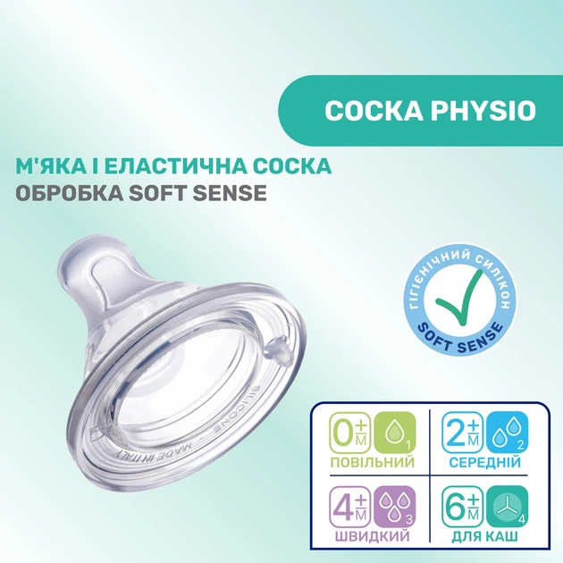 Бутылочка для кормления пластиковая Chicco Perfect 5 Love с силиконовой соской 4м+ 300 мл Синяя (20235.21.40) - изображение 8