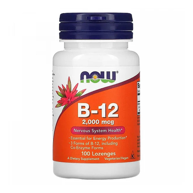 Витамин В12 (Vitamin B12) 2000 мкг 100 леденцов – фото, отзывы ...