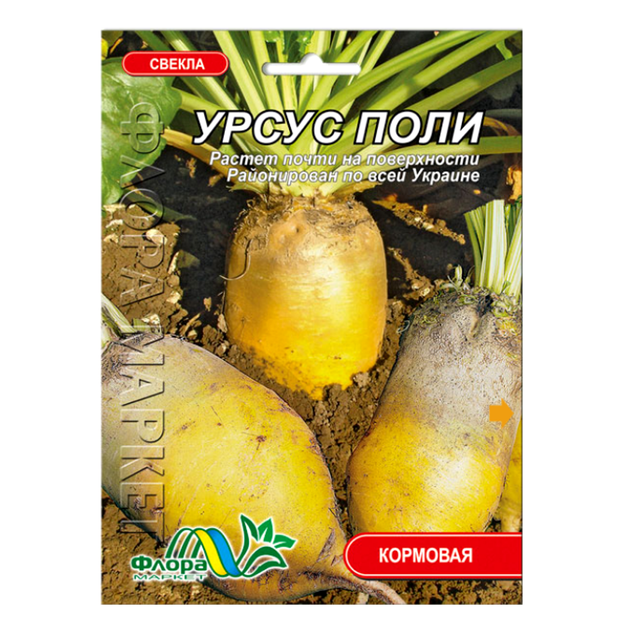 Семена Свекла кормовая Урсус Поли желто-оранжевая цилиндрическая позднеспелая 30 г - Фото 1 Семена Свекла кормовая Урсус Поли желто-оранжевая цилиндрическая позднеспелая 30 г - изображение 1