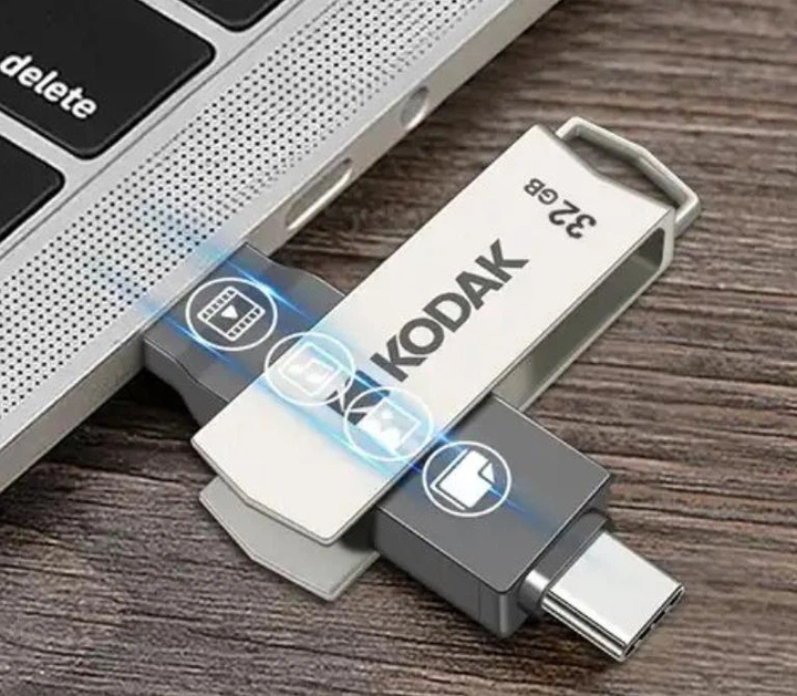 Флешка 2 в 1 USB-A 3.0 + OTG Type-C Kodak K273 32Gb - изображение 5