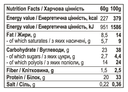 Протеїнові батончики Progress Nutrition Protein Bar 12x60 г Chocolate Caramel - зображення 2