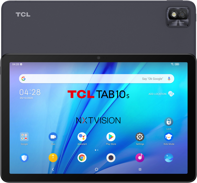 Планшет TCL TAB 10s Wi-Fi (9081X) 10.1 FHD 32GB Gray (9081X-2CLCUA11 ...