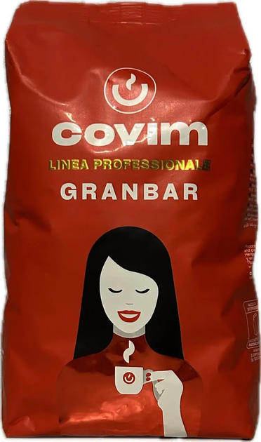 Кофе в зернах Covim Gran Bar 1 кг - Фото 1 Кофе в зернах Covim Gran Bar 1 кг - изображение 1