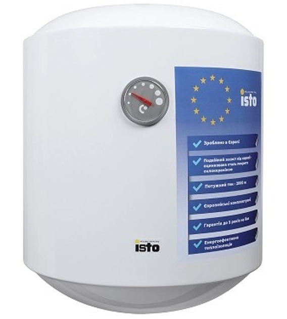 Водонагреватель ISTO 50, IVD504415/1h серия Dry Heater, 50 л, 1500Вт ...
