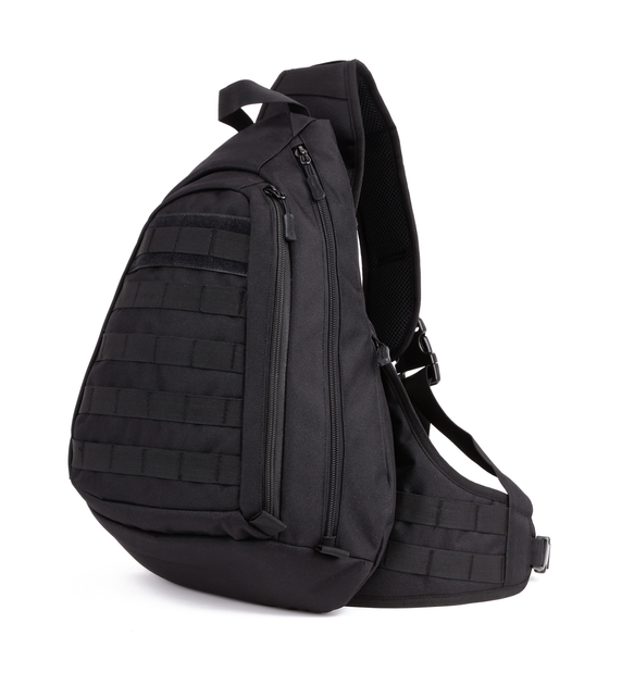 Рюкзак тактический однолямочный EDC Protector Plus X204 black - изображение 1