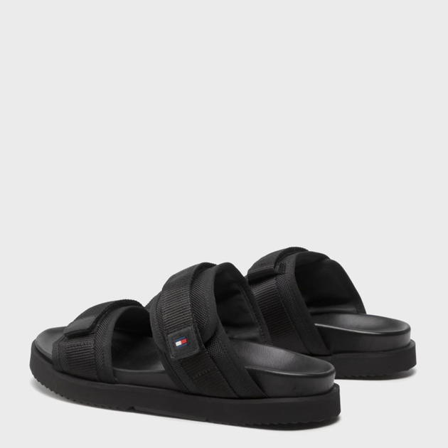 Sandały męskie Tommy Hilfiger M0FM04118BDS 44 Czarne (8720116781496) - obraz 3