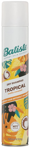 Szampon suchy Batiste Dry Shampoo Tropical 350 ml (5010724535967) - obraz 1