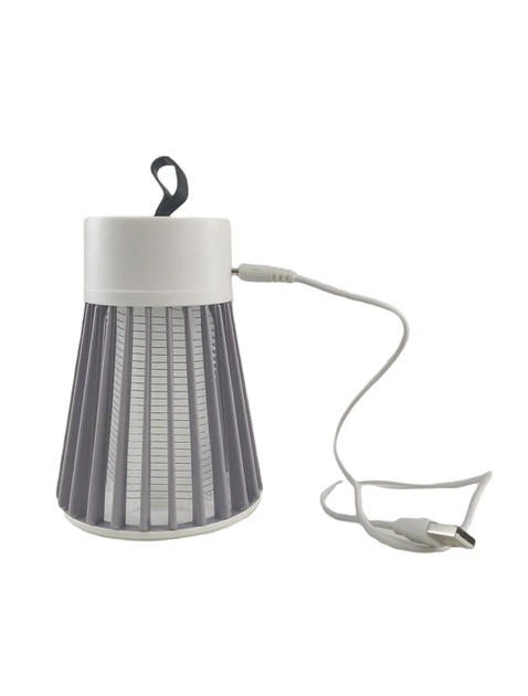 Ловушка-лампа от насекомых Mosquito killing Lamp YG-002 от USB с LED подсветкой Серая - Фото 4 Ловушка-лампа от насекомых Mosquito killing Lamp YG-002 от USB с LED подсветкой Серая - изображение 4