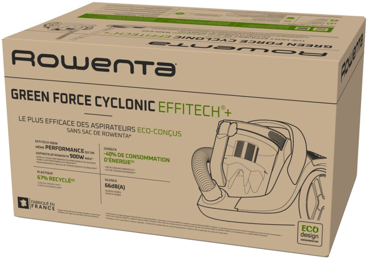 Пилосос без мішка Rowenta Green Force Cyclonic RO7C89EA - зображення 12