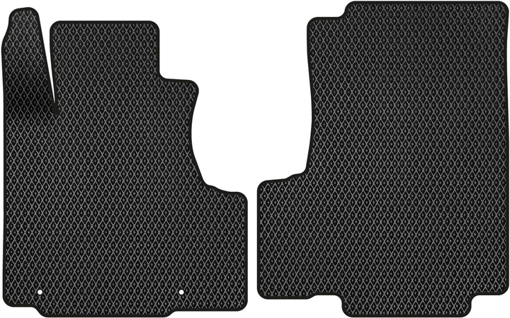 Акція на EVA килимки EVAtech в салон авто передні для Honda CR-V (with armrest) 2007-2012 3 покоління SUV EU 2 шт Black від Rozetka