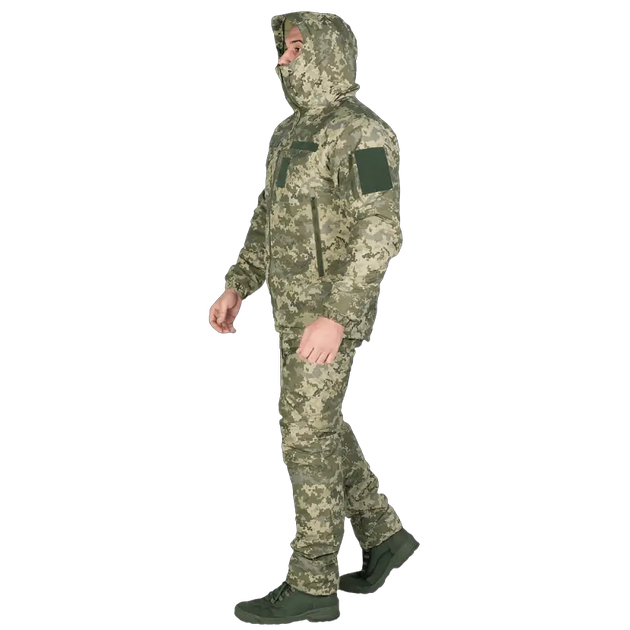 Зимний мужской костюм повседневный Cyclone NordStorm MM14 6619 куртка с капюшоном и утепленные штаны Пиксель XL Kali AI410 водонепроницаемый - изображение 2