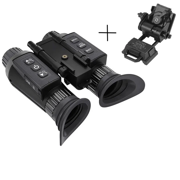 Бінокль нічного бачення NV8300 Super Light 4K HD 36MP 3D до 500м для полювання та спостереження з кріпленням Wilcox L4G24 (LIV-S_11C) - зображення 2