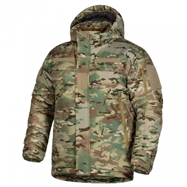 Зимняя мужская куртка Patrol System 3.0 Dewspo RS Мультикам L Kali AI419 съемный утепленный капюшон липучки на рукавах и груди для шевронов и патчей - изображение 2